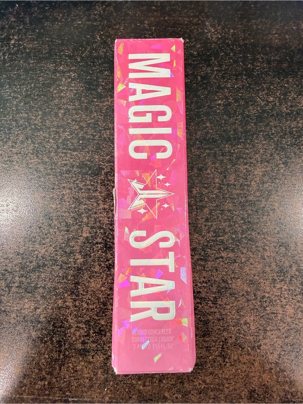 Jeffree Star Liquid Concealer in Bright Pink Holographic Box